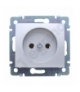 Valena Gniazdo pojedyncze 2P 16A-250V ALUMINIUM Legrand 770116