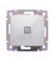 Valena Łącznik schodowy ze wskaźnikiem przepływu prądu 10AX-250 ALUMINIUM Legrand 770125