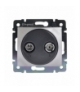 Valena Gniazdo TV-RD końcowe ALUMINIUM Legrand 770133