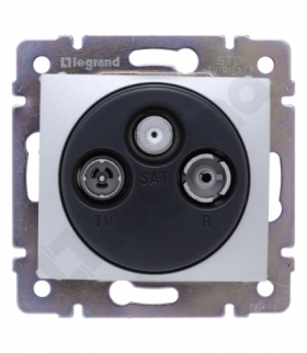 Valena Gniazdo TV-RD-SAT końcowe ALUMINIUM Legrand 770136