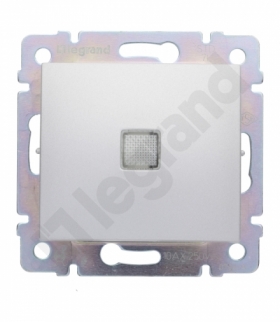 Valena Łącznik krzyżowy podświetlany 10AX-250 ALUMINIUM Legrand 770148