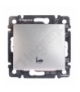 Valena Przycisk jednobiegunowy z symbolem dzwonka 10A-250V ALUMINIUM Legrand 770216