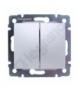 Valena Przycisk podwójny przełączny 10A-250V ALUMINIUM Legrand 770218