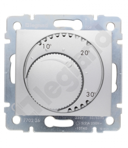 Valena Regulator temperatury standard ALUMINIUM Legrand 770226