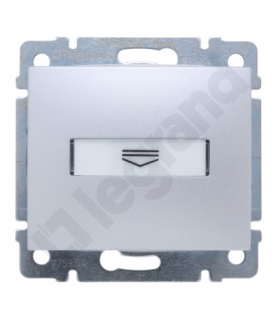 Valena Łącznik hotelowy mechaniczny 10A-250V ALUMINIUM Legrand 770234