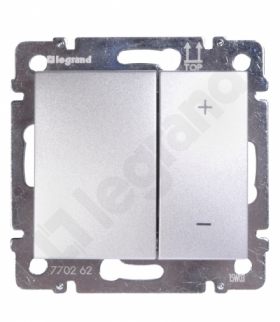 Valena Ściemniacz przyciskowy 400W ALUMINIUM Legrand 770262