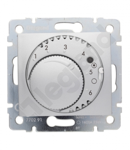 Valena Regulator temperatury do ogrzewania podłogowego ALUMINIUM Legrand 770291