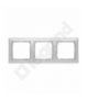 Valena Ramka potrójna pozioma ALUMINIUM/SREBRO Legrand 770353