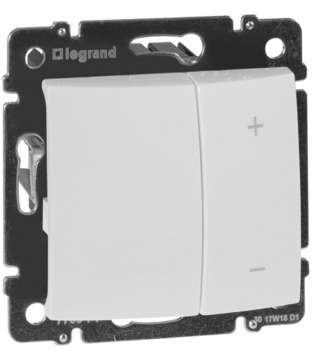 Valena biały ściemniacz przyciskowy 600W BIAŁY Legrand 770074