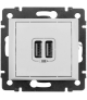 Valena GNIAZDO ZASILAJĄCE 2 x USB 5V 1500 MA BIAŁE Legrand 770470