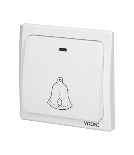 Przycisk bezprzewodowy, bezbateryjny do rozbudowy dzwonka WAYO AC Orno DB-3PD