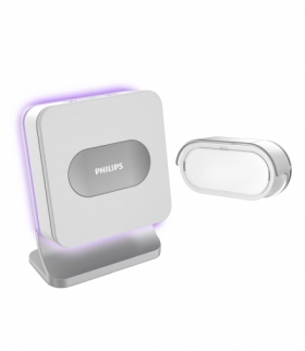 Philips WelcomeBell MP3 dzwonek bezprzewodowy, 8 melodii, funkcja wgrywania MP3, zakres działania max. 300m Orno 531114