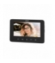 Wideo monitor bezsłuchawkowy, kolorowy, LCD 7", do zestawów z serii INDI i SCUTI, otwieranie bramy, interkom, czarny Orno OR-VID