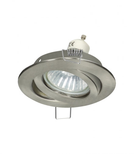 SUTRI RM ramka dekoracyjna oprawy punktowej, MR16/GU10 max 50W, okrągła, regulowana, satyna Orno OR-OD-6176/N