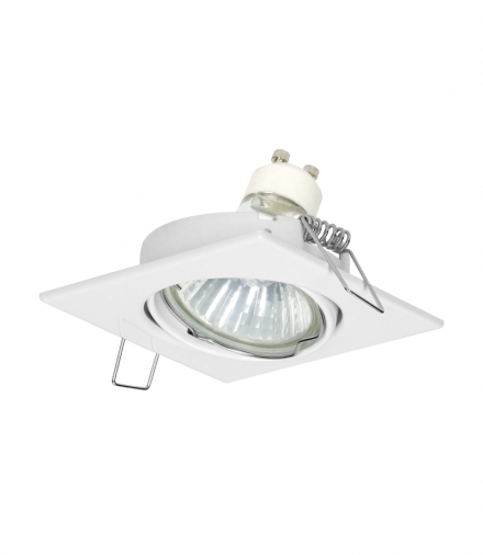 SUTRI SM ramka dekoracyjna oprawy punktowej, MR16/GU10 max 50W, kwadrat, regulowana, biała Orno OR-OD-6178/W