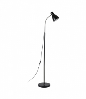 Lampa stojąca podłogowa LAR, max 20W E27, 155 cm, czarna Orno LS-1/B