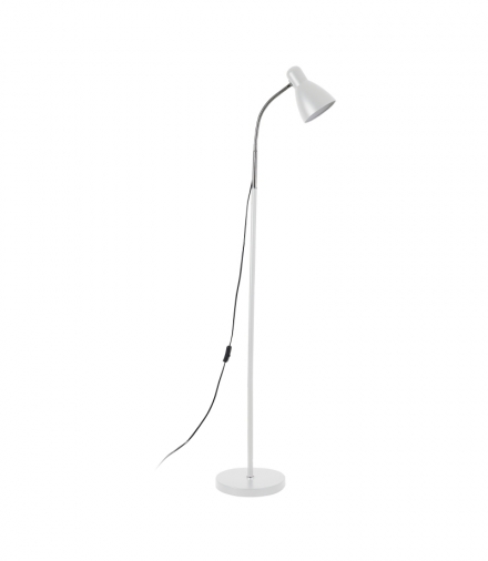 Lampa stojąca podłogowa LAR, max 20W E27, 155 cm, biała Orno LS-1/W