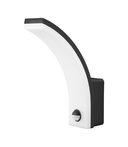 FRENIT LED 20W, oprawa ogrodowa z czujnikiem ruchu, 1800lm, IP65, 4000K, funkcja przyciemnienia, czarna Orno AD-OP-6204BLPMR4