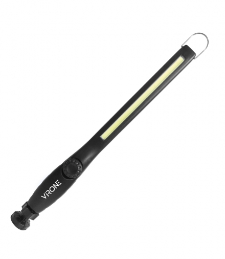 Latarka warsztatowa LED 10W, 400lm, 2000mAh, fukcja ściemniania, magnes, zawiesie Orno WL-1