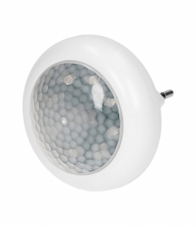 Lampka nocna LED z czujnikiem ruchu i zmierzchu, 120°, 8xLED, 40lm, 6500K Orno LA-2