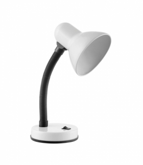 FUPI, lampa biurkowa, 40W, E27, stal + tworzywo, biała Orno DL-4/W