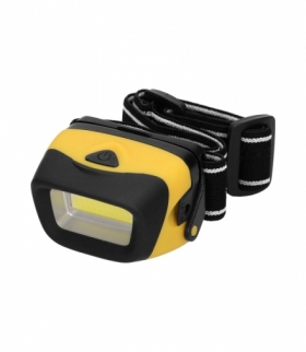 Latarka czołowa LED COB 3W, 170lm, 3 x AAA, ruchoma głowica Orno LT-2