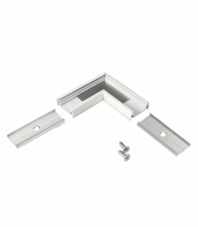 Łącznik SURFACE10 90° do profili aluminiowych, biały /op Orno 77410001