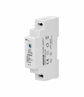 Zasilacz na szynę DIN 24VDC, 0,63A, 15W, szerokość 1 moduł Orno OR-PSU-1646