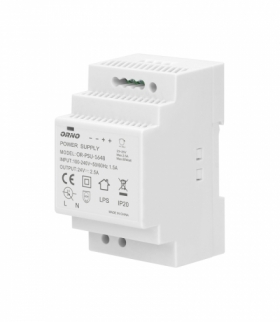 Zasilacz na szynę DIN 24VDC, 2,5A, 60W, szerokość 3 moduły Orno OR-PSU-1648