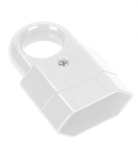 Gniazdo EURO płaskie, 10A białe Orno OR-AE-13181/W