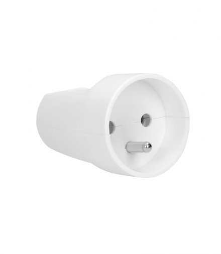 Gniazdo przenośne pojedyncze rozbieralne, 16A, 250V, 2P+Z, białe Orno OR-AE-13183
