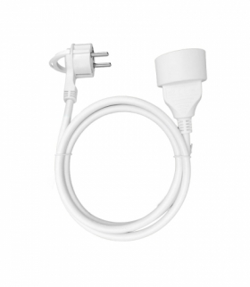 Przedłużacz domowy jednogniazdowy, 1x2P+Z 3m,kabel PVC H05VV-F 3x1,5mm², 230VAC/16A Orno OR-AE-13194/3M