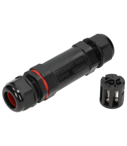 Złącze kablowe, mufa, konektor kablowy prosty IP68,M25, 3x6mm², 450V/30A Orno OR-AE-13603