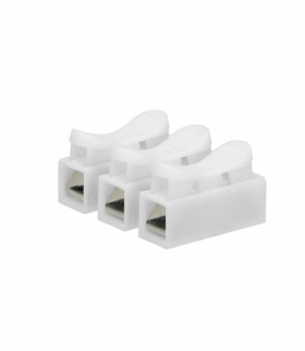 Złączka trzytorowa sprężynowa, 3x2,5mm², 100 sztuk Orno OR-SZ-8010/3/100