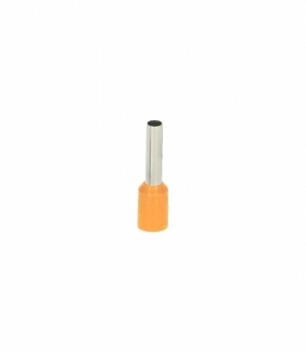 Tulejka izolowana, przekrój maksymalny 4mm², długość miedzianej tulejki 10mm, Blister 25 szt. Orno OR-KK-8100/4/10/B2