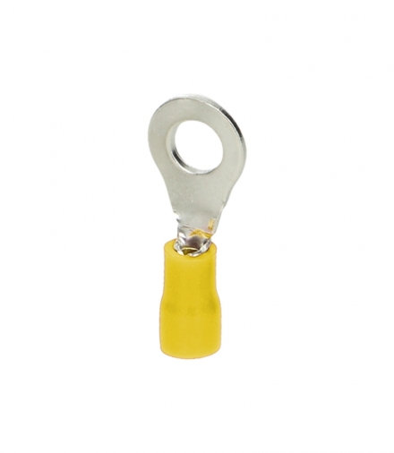 Końcówka oczkowa izolowana, przekrój maksymalny 6mm², oczko na śrubę: M8, Blister 10 szt. Orno OR-KK-8102/6/8/B1