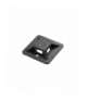 Uchwyt opaski kablowej, samoprzylepny, 30x30 mm, czarny, 50 sztuk Orno OR-AE-13203/50