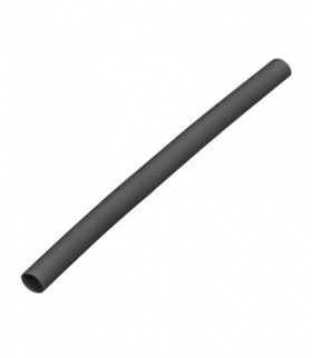 Koszulka termokurczliwa Ø6mm 1m, blister, czarna Orno OR-KT-13218/B