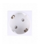 NOEN GS, gniazdo modułowe 45x45mm kątowe - 45° 1x2P+Z, typ F Schuko, 16A 250V, białe Orno OR-GM-9010/W/GS45