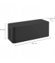 Organizer do kabli - cable box L, czarny Orno CB-1/B