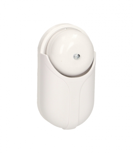 Dzwonek elektromechaniczny jednotonowy STANDARD BIS (czaszowy) 8V, biały Orno OR-DP-VD-143/W/8V