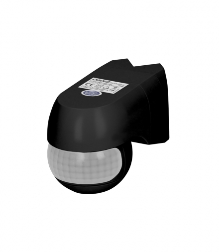 Czujnik ruchu 220st. 1200W, IP44, 3 rodzaje montażu, czarny Orno OR-CR-262/B