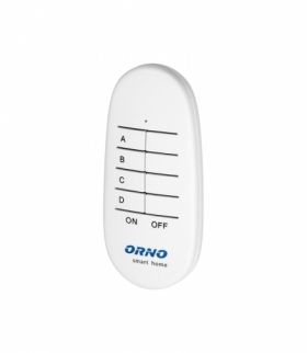 Pilot do zdalnego sterowania przekaźnikami podtynkowymi i gniazdami ORNO Smart Home, 4-kanałowy Orno OR-SH-1752
