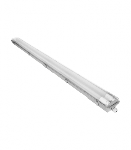 HERM T8 LED 2*22W oprawa hermetyczna pod T8 LED, 4400lm, IP65, 4000K, oprawa zawiera świetlówki T8 LED Orno OR-OP-6156LZP4