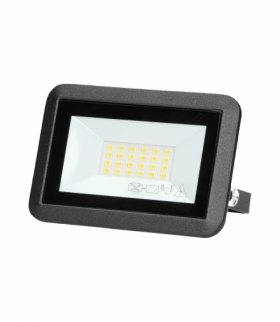 BULLED 20W naświetlacz 1600lm, IP65, 4000K, Alu+szkło Orno OR-NL-6136BL4