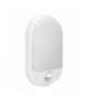 NEFRYT LED 15W, oprawa ogrodowa z czujnikiem ruchu, 1100lm, IP54, 4000K, biała Orno OR-OP-6147WLPMR4