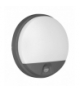 AGAT LED 15W, oprawa ogrodowa z czujnikiem ruchu, 140st, 1100lm, IP54, 4000K, szara Orno OR-OP-6112GLPMR4