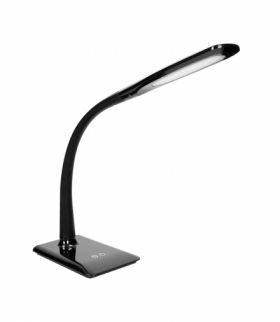 JASPER LED DIM 7W, lampka biurkowa, 400lm, czarna, funkcja ściemniania i zmiany barwy temperaturowej 3000K-4500K-6000K Orno OR-L