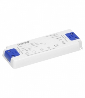 Zasilacz płaski do LED 12VDC 30W, IP20, wysokość 18mm Orno OR-ZL-1651