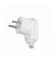 Wtyczka kątowa, Uni-schuko, rozbieralna, biała Orno OR-AE-13182